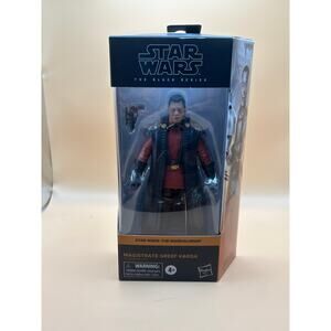 Star Wars The Mandalorian Magistrate Greef Karga 6" Figure 2022 Black Series